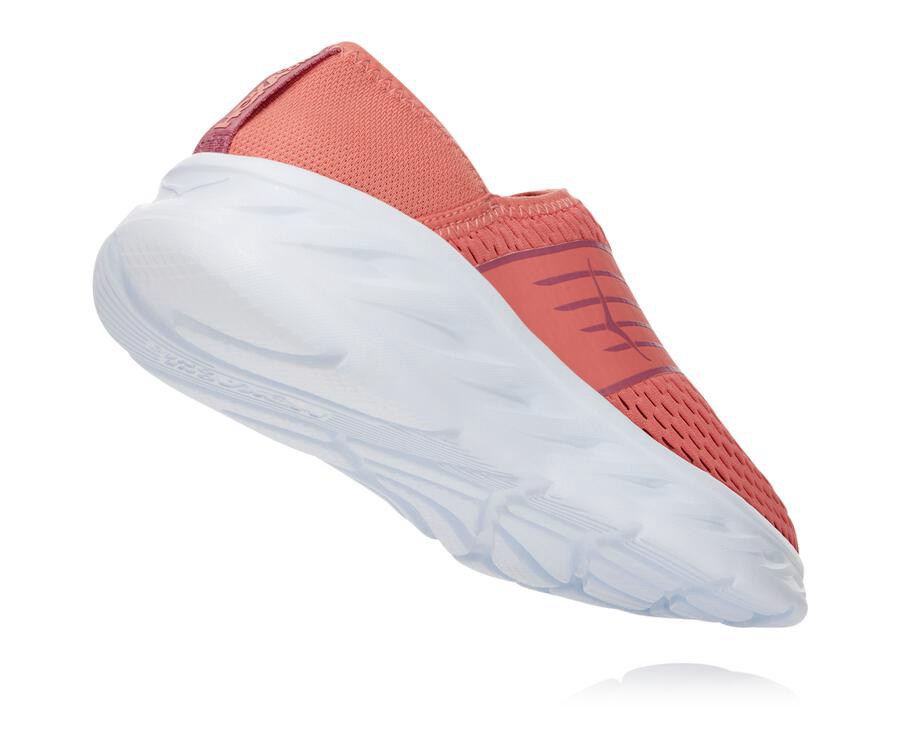 Hoka One One Ora Recovery Sandaler Dam - Orange/Vita - LYPAO-3027